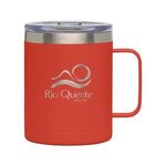 Glamping - 14 oz. Double-Wall Stainless Mug - Laser - Red