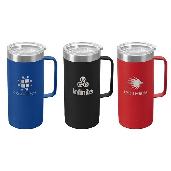 Main Product Image for Glamping Tall 17 oz. Double-Wall Stainless Mug - Laser