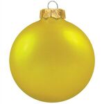 Glass Ball Ornament-80mm - Gloss Yellow
