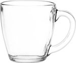 Glass Bistro Coffee Mug - Clear
