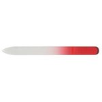 Glass Nail File In Sleeve - Red