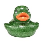 Glitter Rubber Ducks - Green