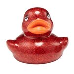 Glitter Rubber Ducks - Red