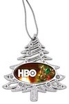 Glitter Tree Christmas Ornament -  