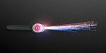 Glow Animal LED Fiber Optic Wand - Black-gray-red