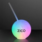 Glow Ball Light Up Tumbler with Straw