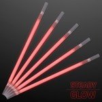 GLOW PARTY STRAWS FOR LIGHT DRINKS - Red