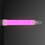 GLOW STICKS WITH LANYARD 4" - Pink