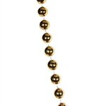 Gold 33" 12mm Bead Necklaces -  