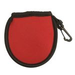 Golf Ball Cleaning Pouch - Red