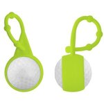Golf Ball Lip Balm & Silicone Carabiner - Light Green