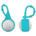 Golf Ball Lip Balm & Silicone Carabiner - Teal