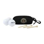 Golf Links Ball & Tee Caddy Kit - Black