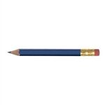 Golf Pencil - Hex with Eraser - Blue