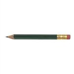 Golf Pencil - Hex with Eraser - Dark Green