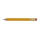 Golf Pencil - Hex with Eraser - Dark Yellow