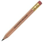 Golf Pencil - Hex with Eraser -  