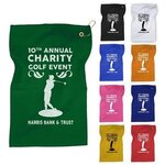 Golf Towel -18" Custom Printed - Colors -  