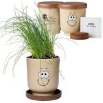 Buy Advertising Goofy Group (TM) Grow Pot Eco-Planter With Chive See