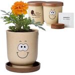 Buy Advertising Goofy Group (TM) Grow Pot Eco-Planter With Marigold 