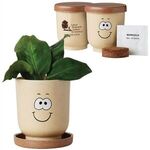 Goofy Group™ Grow Pot Eco-Planter with Marigold Seeds -  