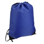 Grab N Go RPET Budget Drawstring Backpack - Blue