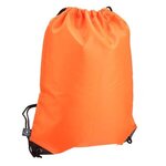 Grab N Go RPET Budget Drawstring Backpack - Orange