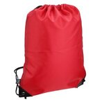 Grab N Go RPET Budget Drawstring Backpack - Red