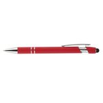 Granada Velvet-Touch Aluminum Stylus Pen - Red