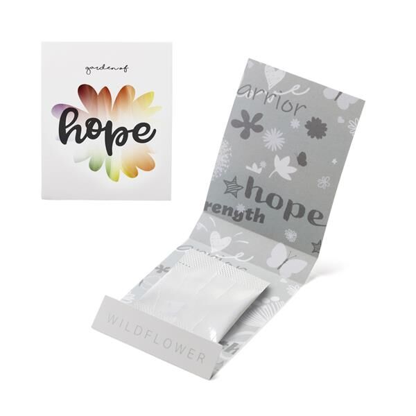 Main Product Image for Full Color Gray Garden of Hope Seed Matchbook