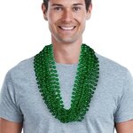 Buy Green 33" 12mm Bead Necklaces