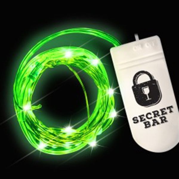 Main Product Image for Imprinted Green LED String Lights