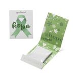Green Ribbon Garden of Hope Seed Matchbook - White