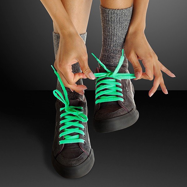 nike lime green shoelaces