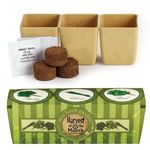 GrowPot Eco-Planter Herb 3 Pack -  