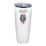 Halcyon® 18 oz. Deco Tumbler, Full Color Digital - White