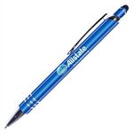 Halcyon® Vortex Metal Pen/Stylus, Full Color Digital - Blue