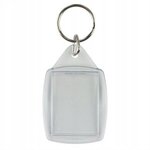 Half Wallet Snap-In Keytag - Clear