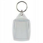 Half Wallet Snap-In Keytag - Clear