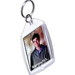 Half Wallet Snap-In Keytag - Clear