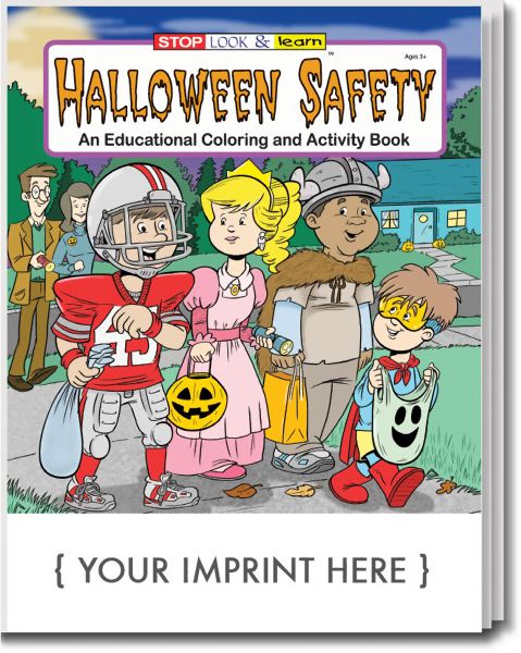 Main Product Image for Halloween Safety Coloring And Activity Book