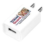 Hamburg UL Listed USB Wall Charger & AC Adaptor - White