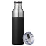 Hampton 22oz Convertible Vacuum Insulated Bottle & Tumbler - Black