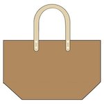 Hamptons Jute Tote - Natural