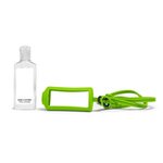 Hand Sanitizer with Silicone Lanyard & Holder - 1 oz. - Green-lime