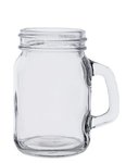 Handled Jar Shot Glass - Clear