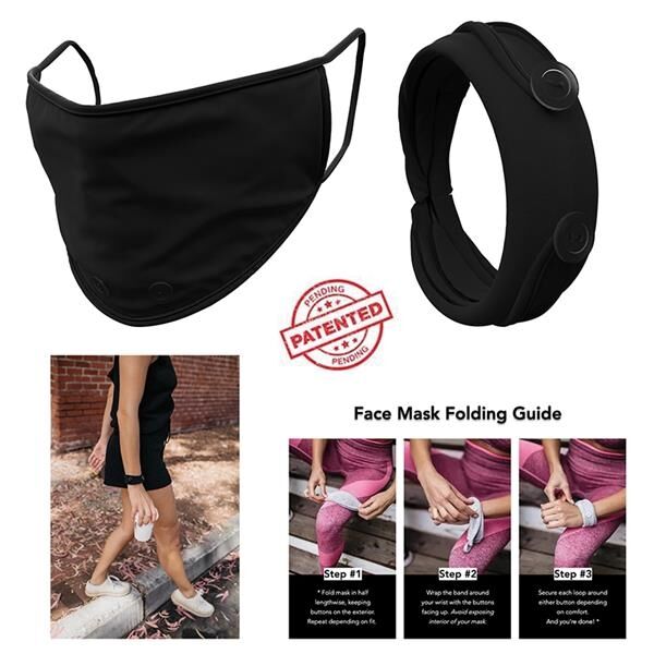 Main Product Image for Handy Band 3-Layer Cotton Blend Face Mask