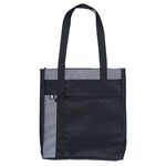 Happy De Stijl Polyester Tote Bag - Black