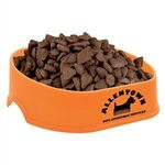 Happy Dog 8" Pet Bowl - Orange