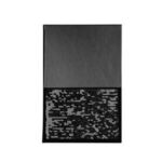 Hard Cover Sequin Pocket Journal - Black